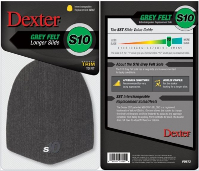 Dexter S10 Gray Felt Sohle