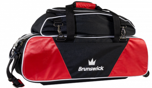 Brunswick Eclipse Triple Tote Red with Shoe Bag