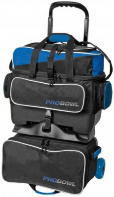 ProBowl 4-Ball Roller Schwarz/Blau