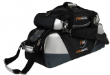 ProBowl Deluxe 3-Ball Tote W/Shoe Bag Black/Carbon Silver