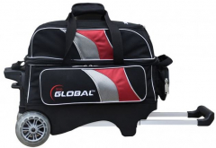 900Global 2-Ball Deluxe Roller Schwarz/Rot/Silber