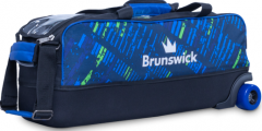 Brunswick Punisher Triple Tote Blue/Green